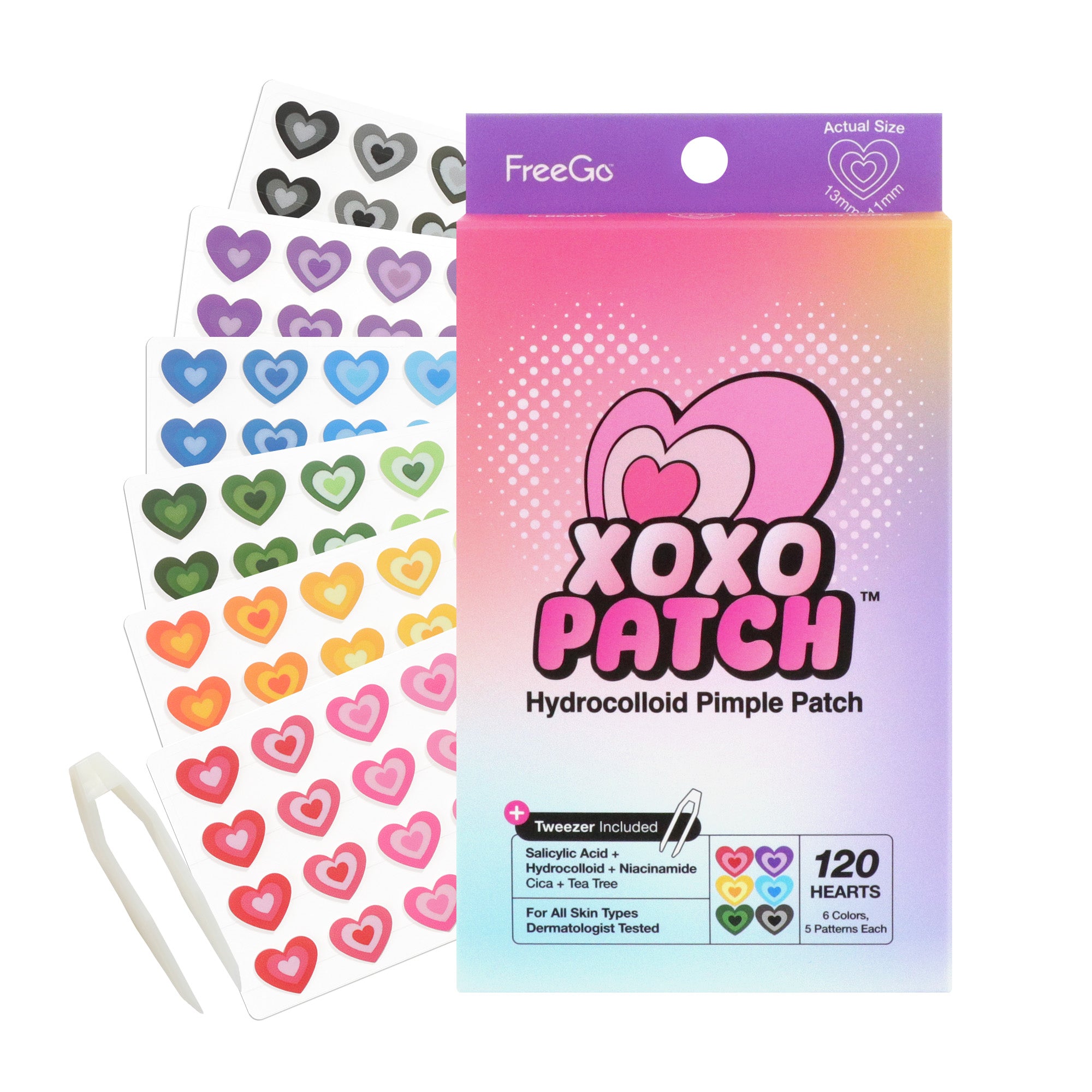 XOXO Hydrocolloid Pimple Patch (120 Counts)