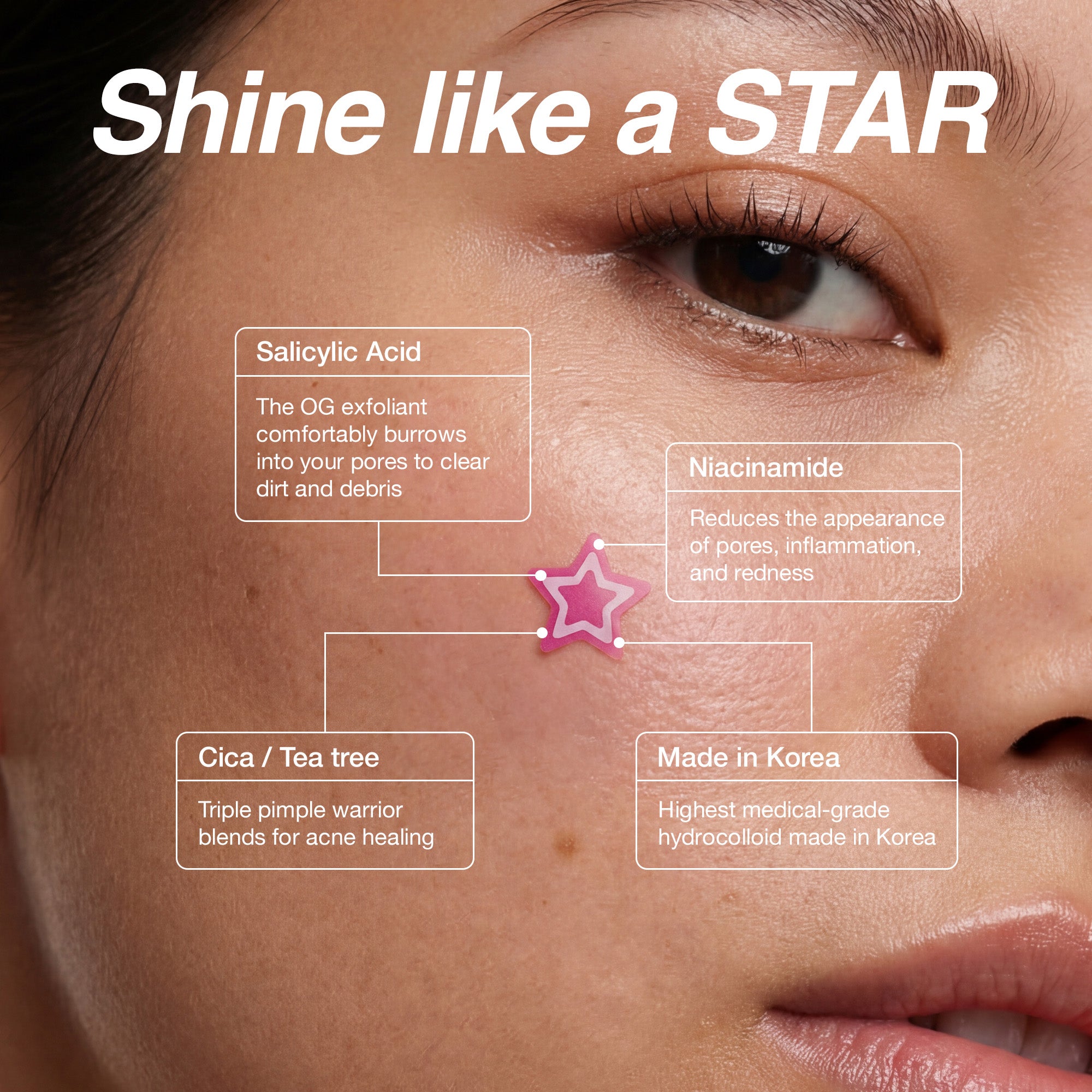 WOO JU Hydrocolloid Pimple Patch (120 Counts)