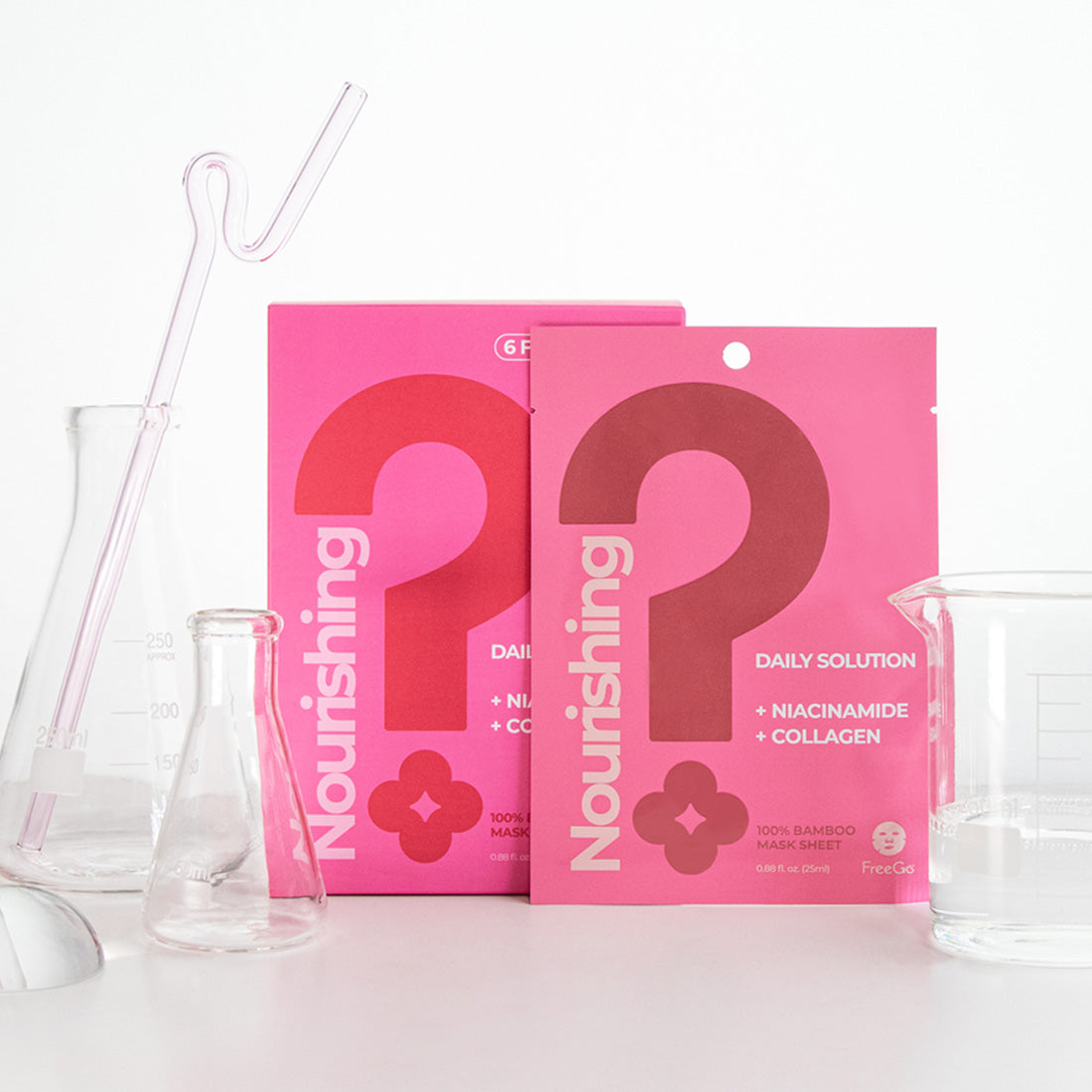 Nourishing Daily Solution Niacinamide Collagen Facial Mask Sheet (6 Masks)