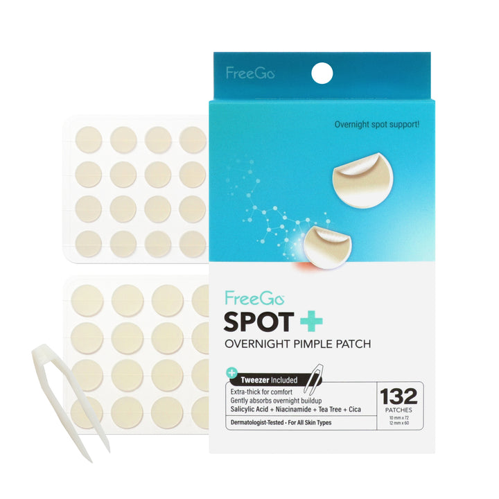 Spot+ Hydrocolloid Overnight Pimple Patch (132 Counts)