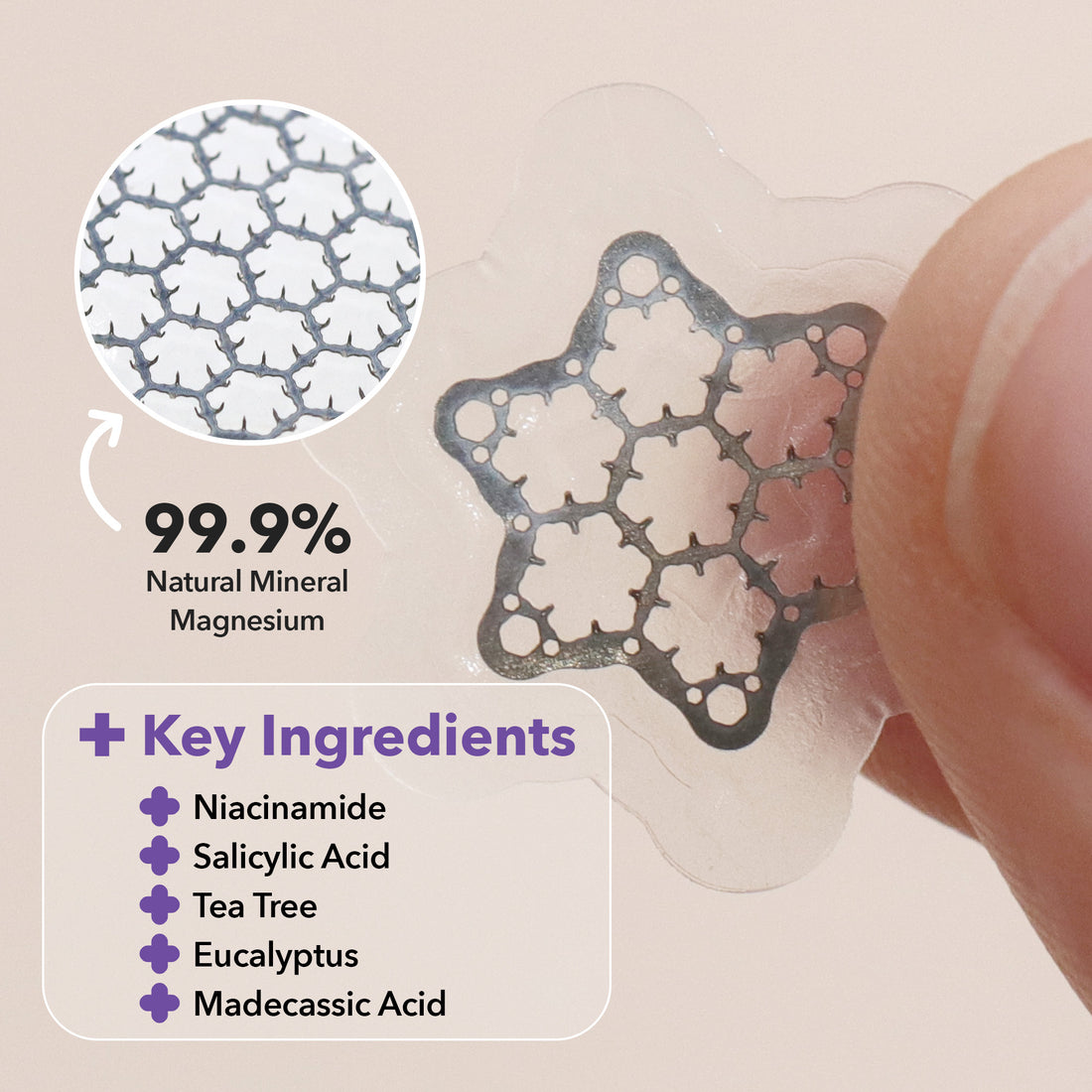 Small Size Magnesium+ Microdarts Pimple Patch (10 Counts)