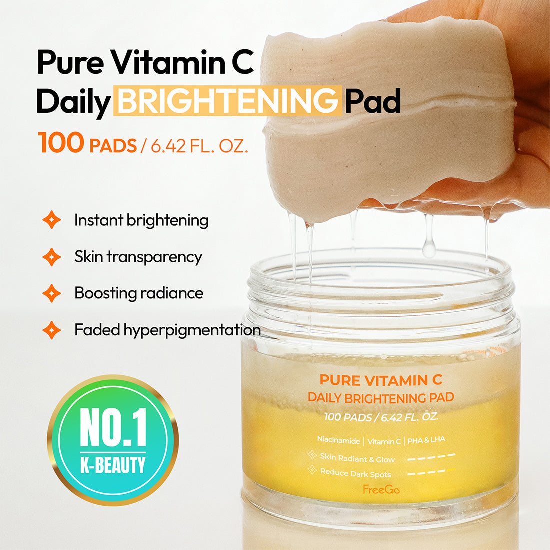Pure Vitamin C Daily Brightening Pad (100 Pads)