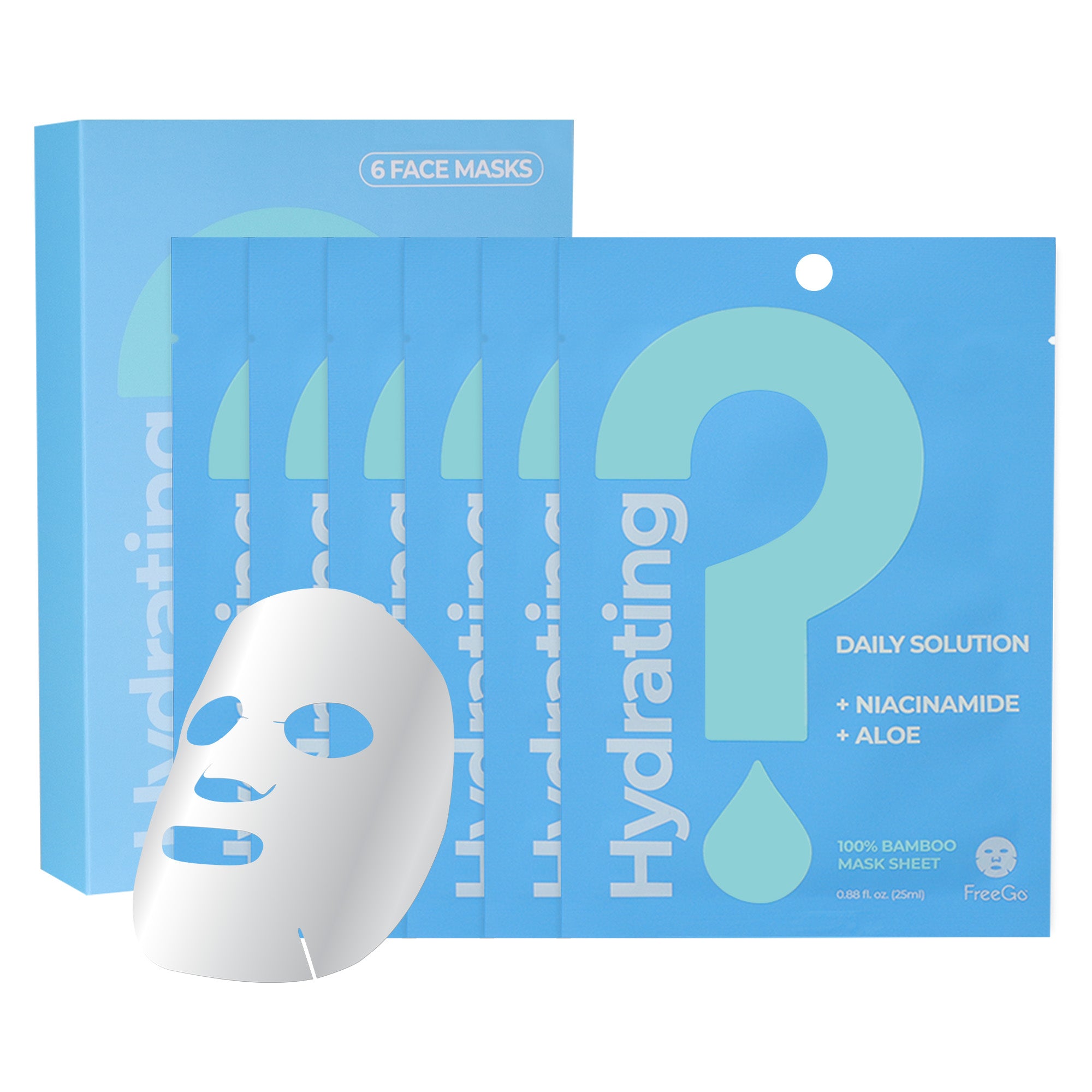 Hydrating Daily Solution Niacinamide Aloe Facial Mask Sheet (6 Masks)