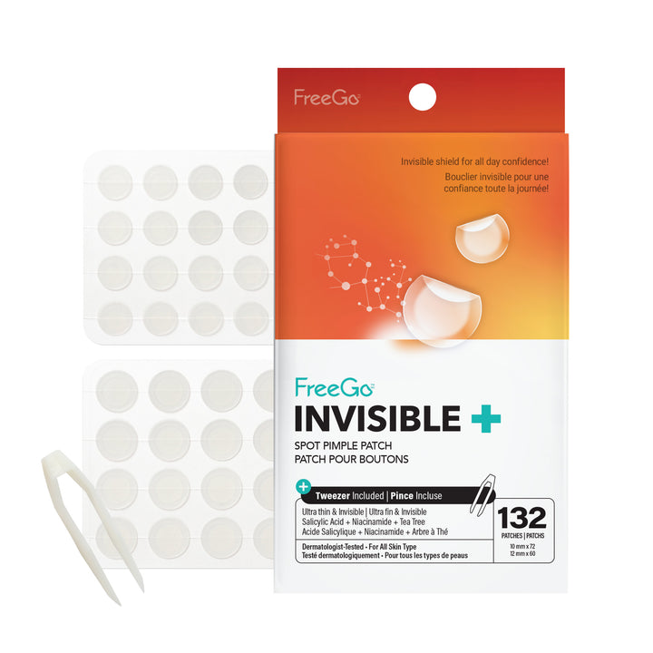 Invisible+ Hydrocolloid Spot Pimple Patch (132 Counts)