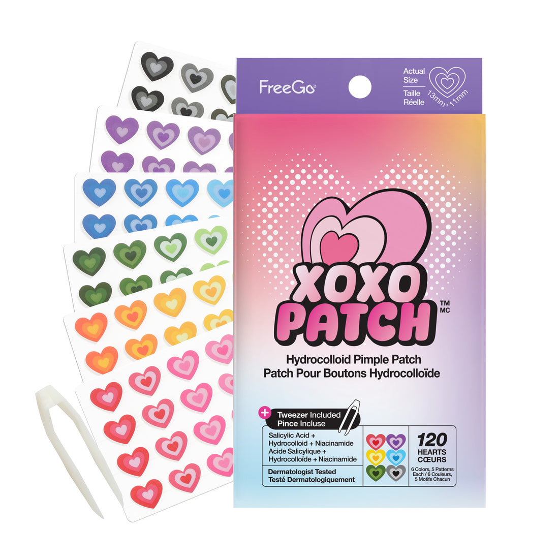 XOXO Hydrocolloid Pimple Patch (120 Counts)