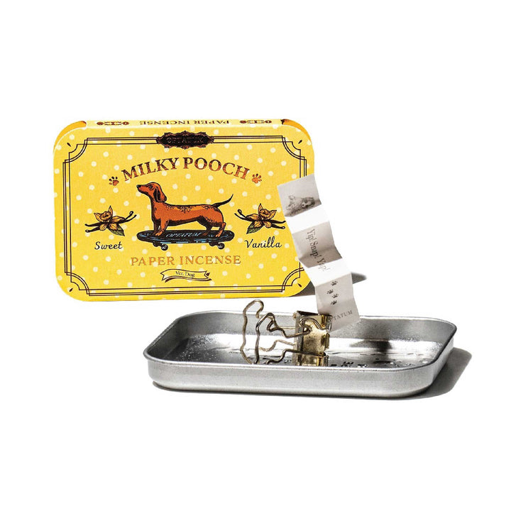 Optatum Paper Incense Milky Pooch, Perfect for Your Dog (60 Counts)